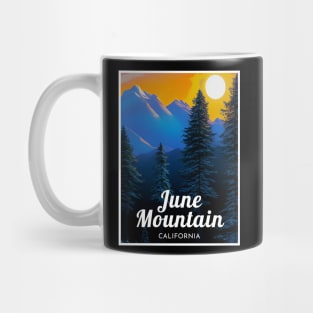 June Mountain California United States ski Mug